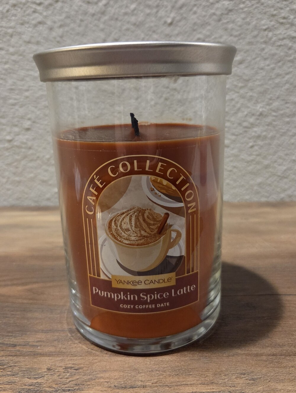 Yankee Candle Pumpkin Spice Latte 20oz 2-Wick -Tested